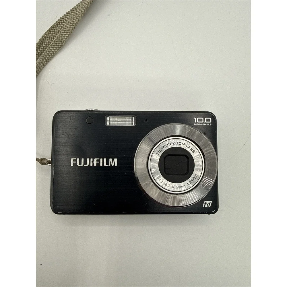 Fujifilm FinePix J20 10.0MP Digital Camera Black Battey+Charger Tested Read